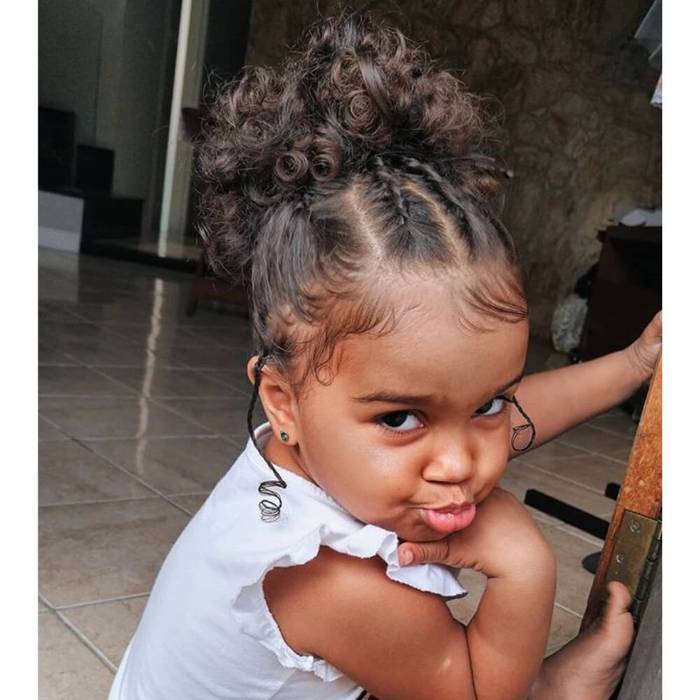 penteado infantil sem dor