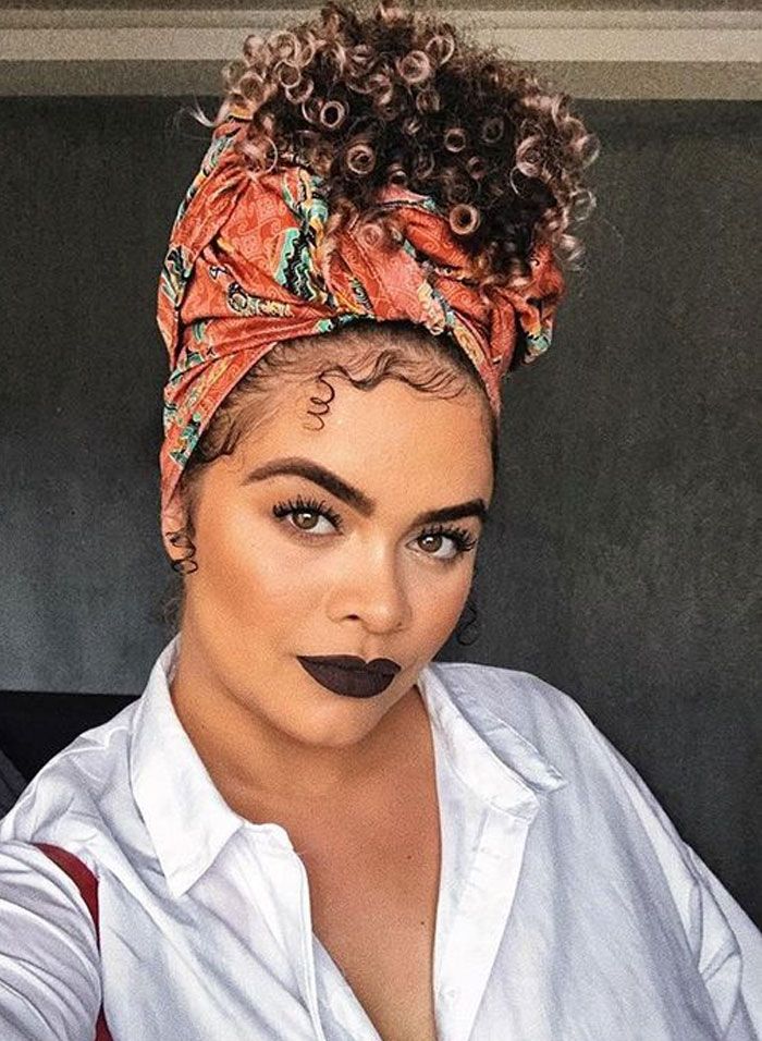 lenço de cabelo feminino curto