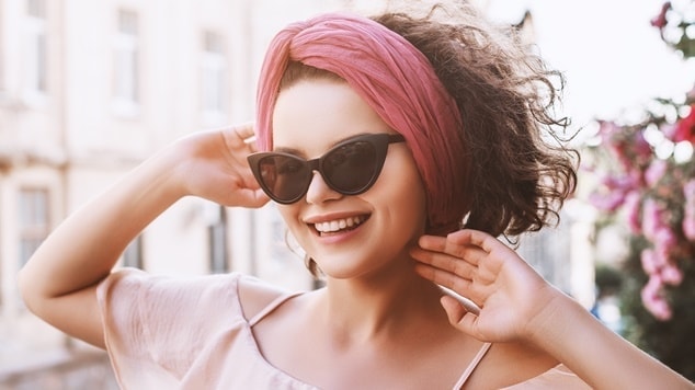 lenço de cabelo para cabelos curtos