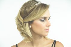 como arrumar cabelo curto para madrinha