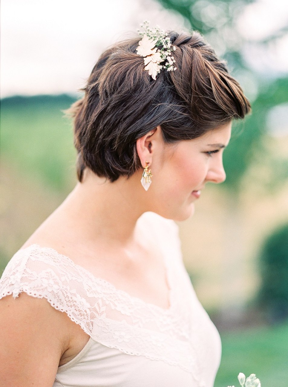 penteado praia cabelo curto casamento