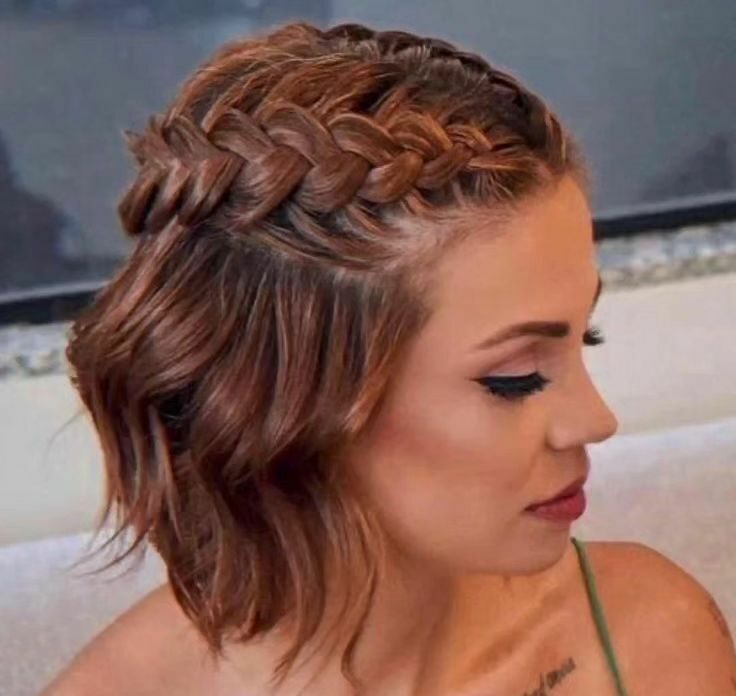 penteado lateral cabelo curto casamento