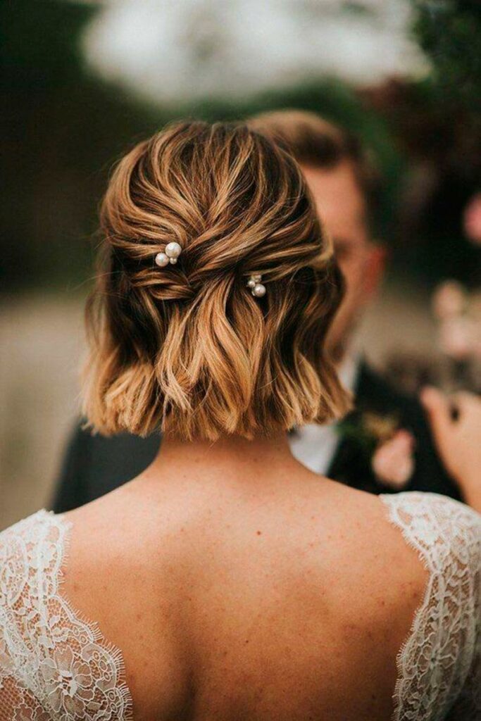 penteado com gel cabelo curto