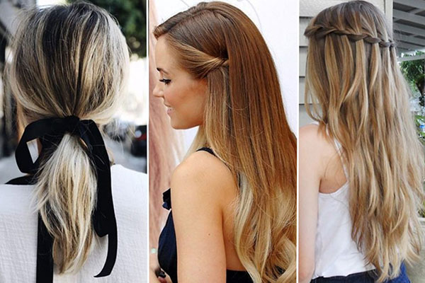 penteado liso rápido