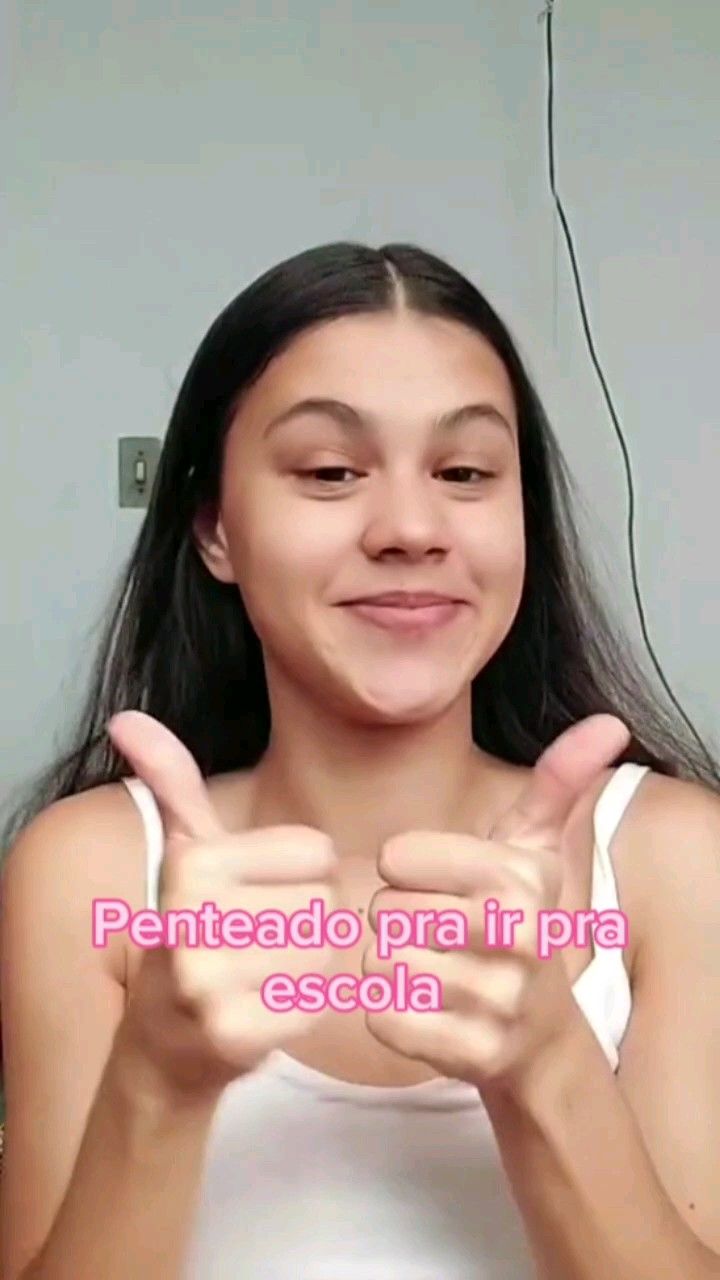 penteado com elástico