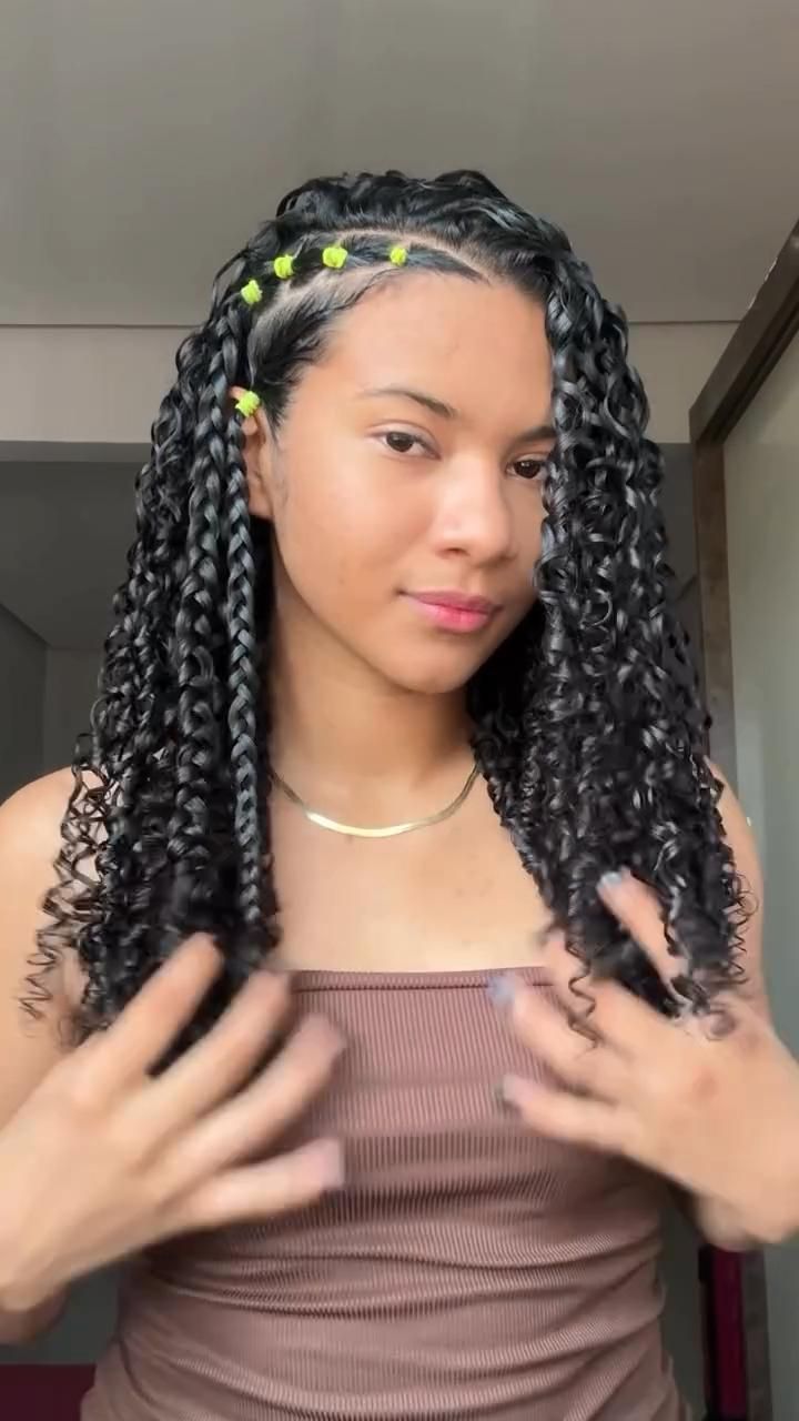 penteado com elastiquinho