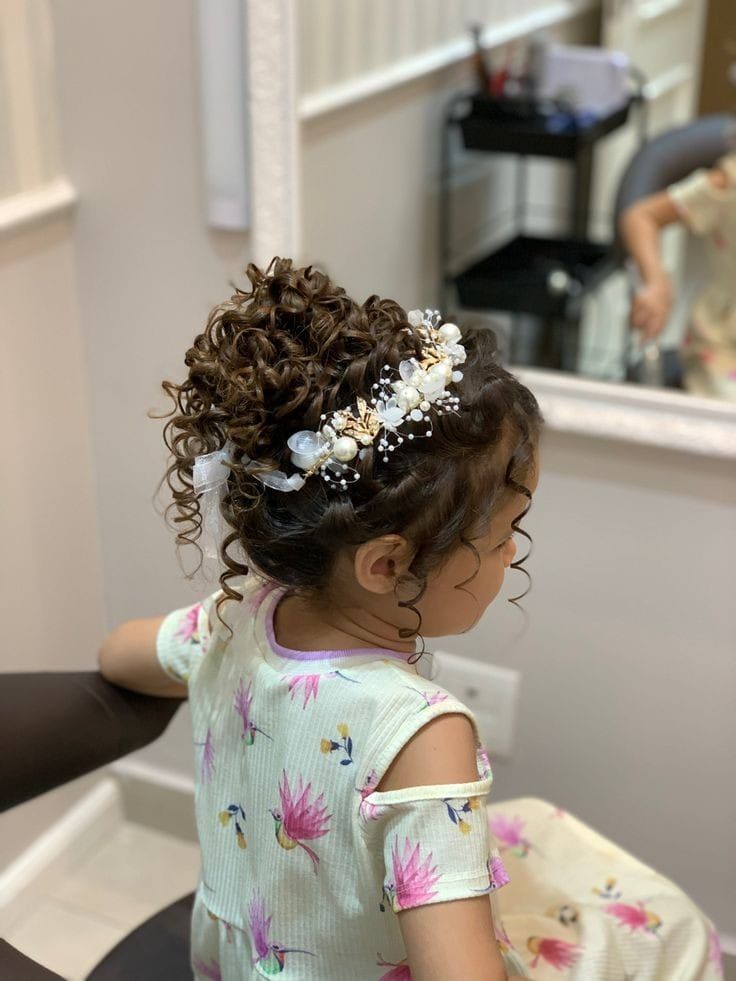 penteado infantil com trança