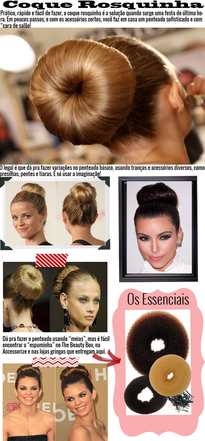 penteado facil para festa