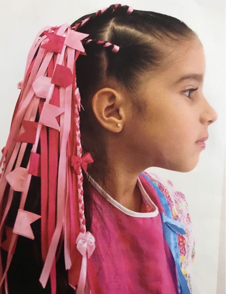 penteado junino simples