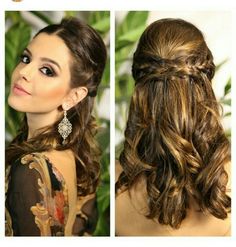penteado madrinha semipreso