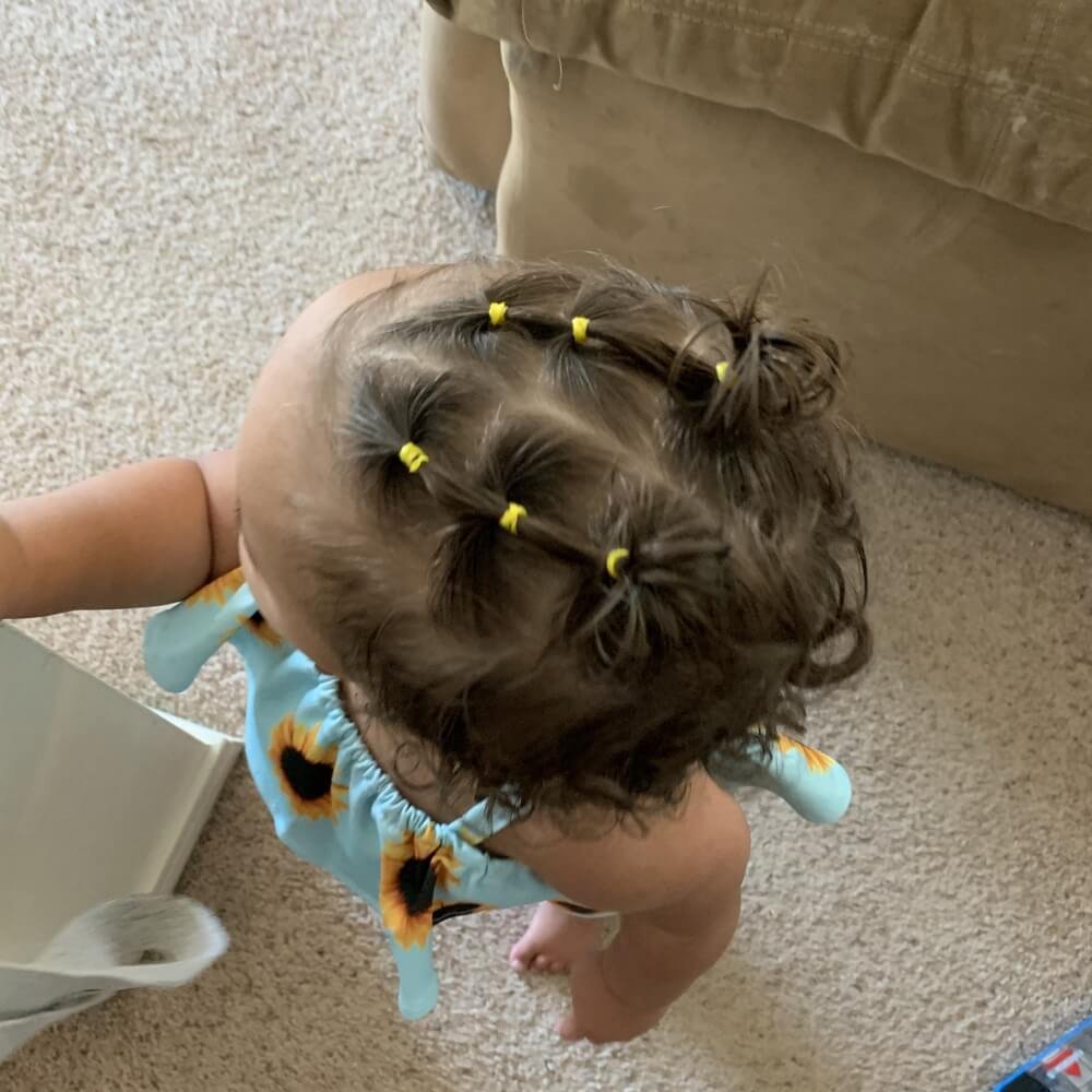 penteado infantil cabelo curto fácil