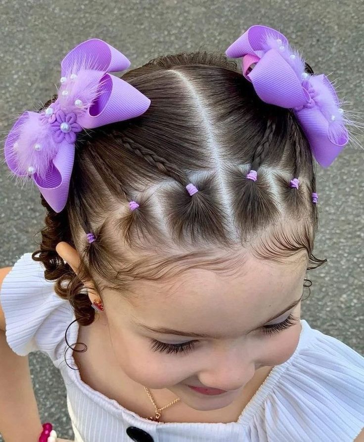 penteado para bebê cabelo pequeno