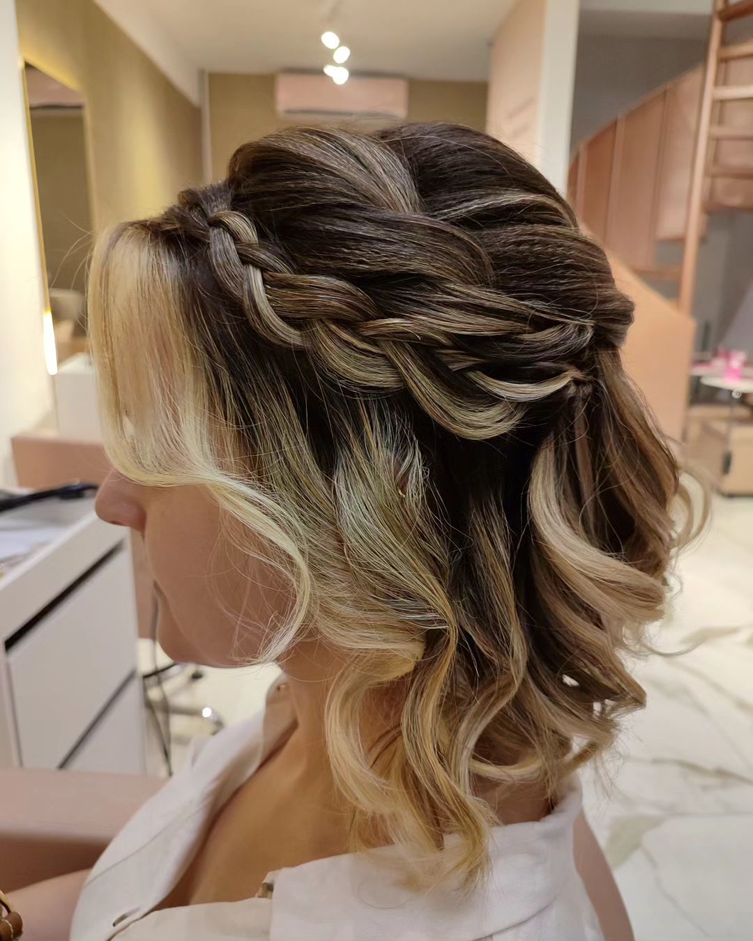 penteados formatura cabelo curto e fino
