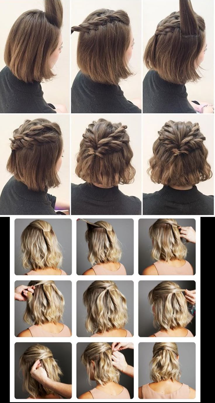 penteado sozinha