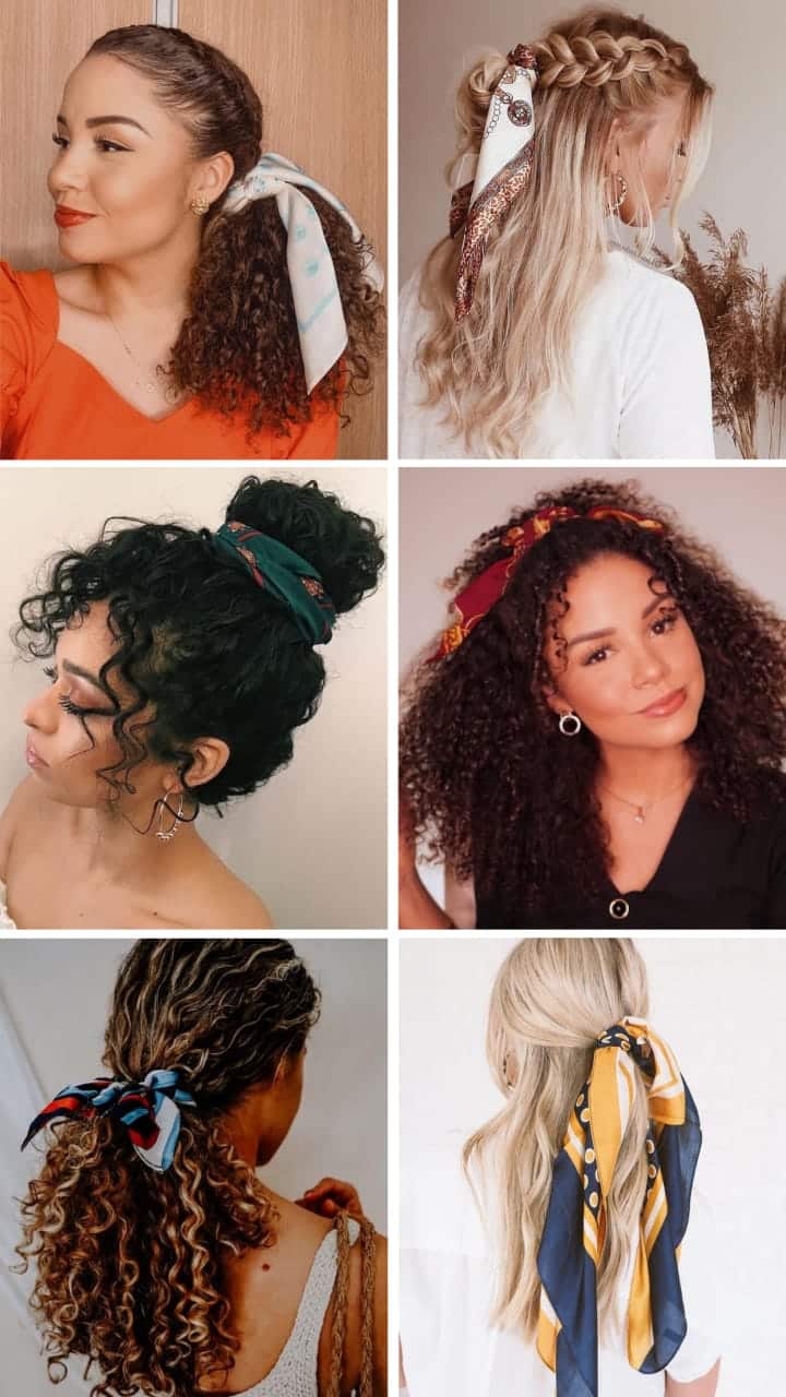 estilizar cabelo com lenço passo a passo