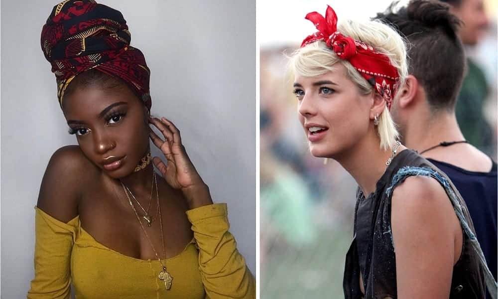transformar penteado básico com lenço