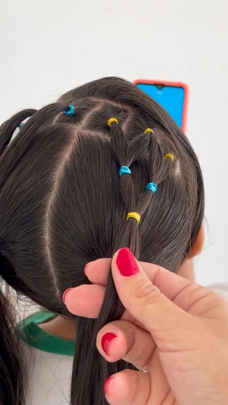 penteado com elástico