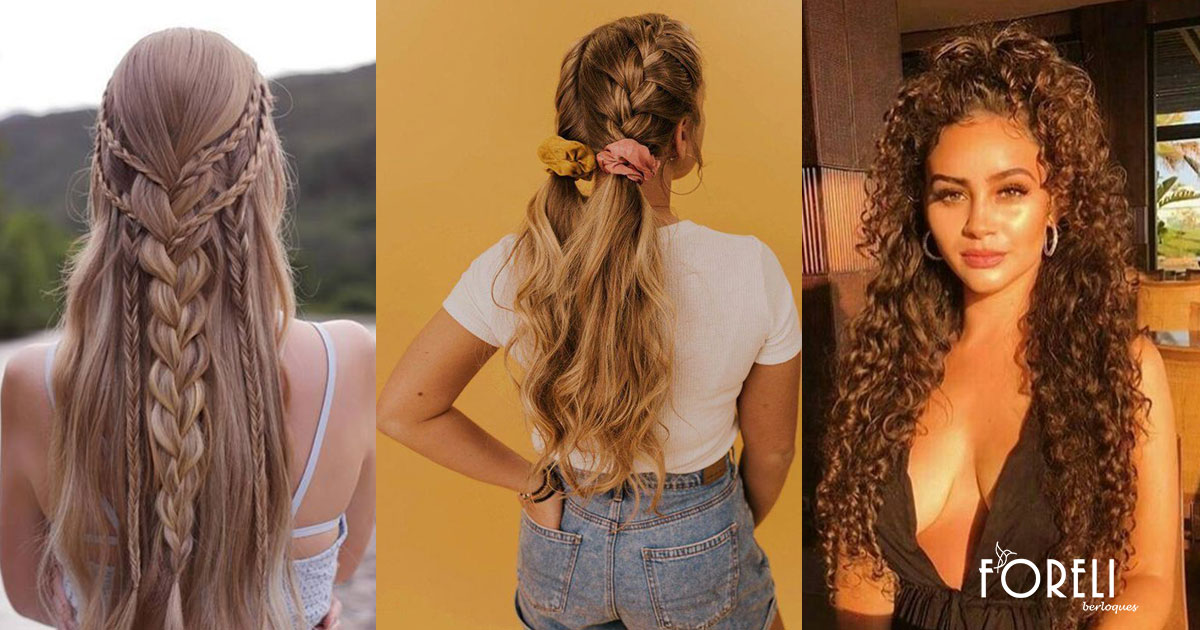 penteado para cabelo longo