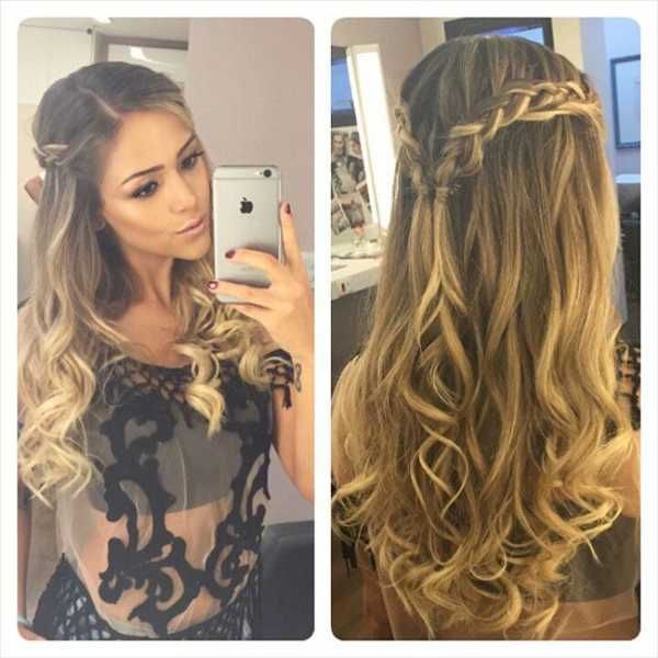 penteado fácil para festa