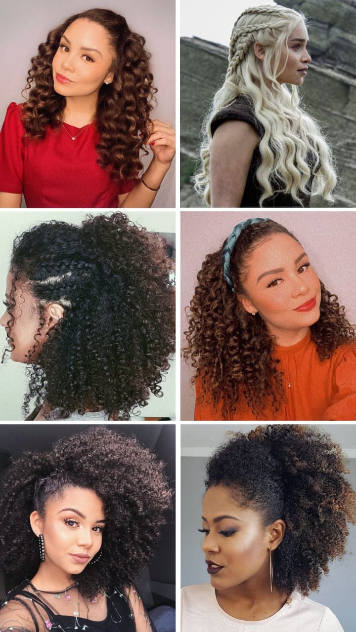 penteado para formatura cabelo solto