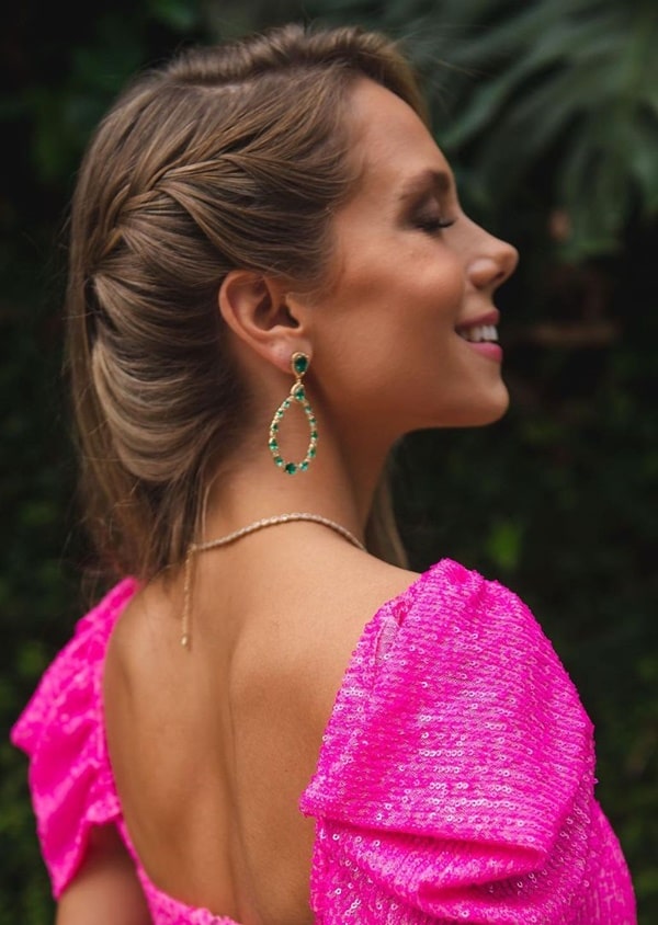 penteado festa fim de ano