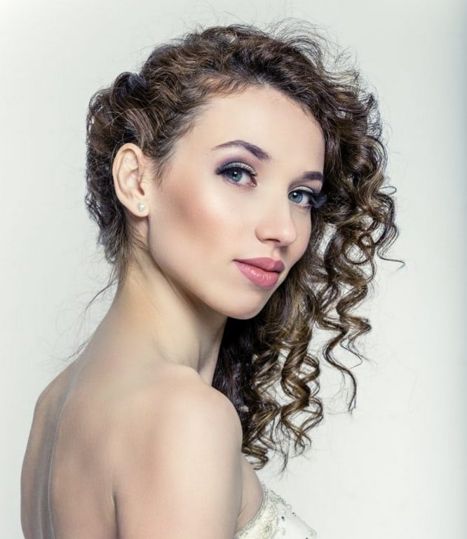penteado solto elegante