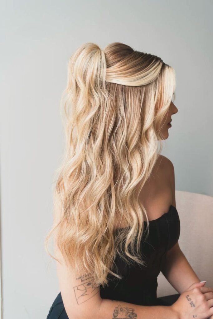 penteado para cabelo curto solto