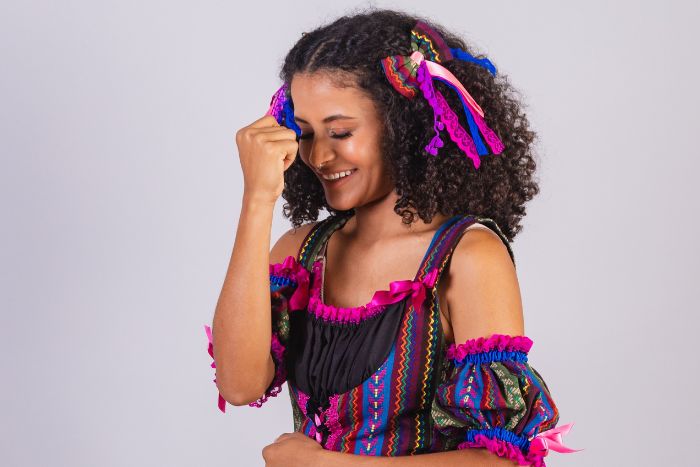 bubble braid festa junina