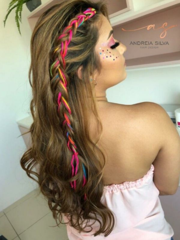 penteado rápido para arraiá