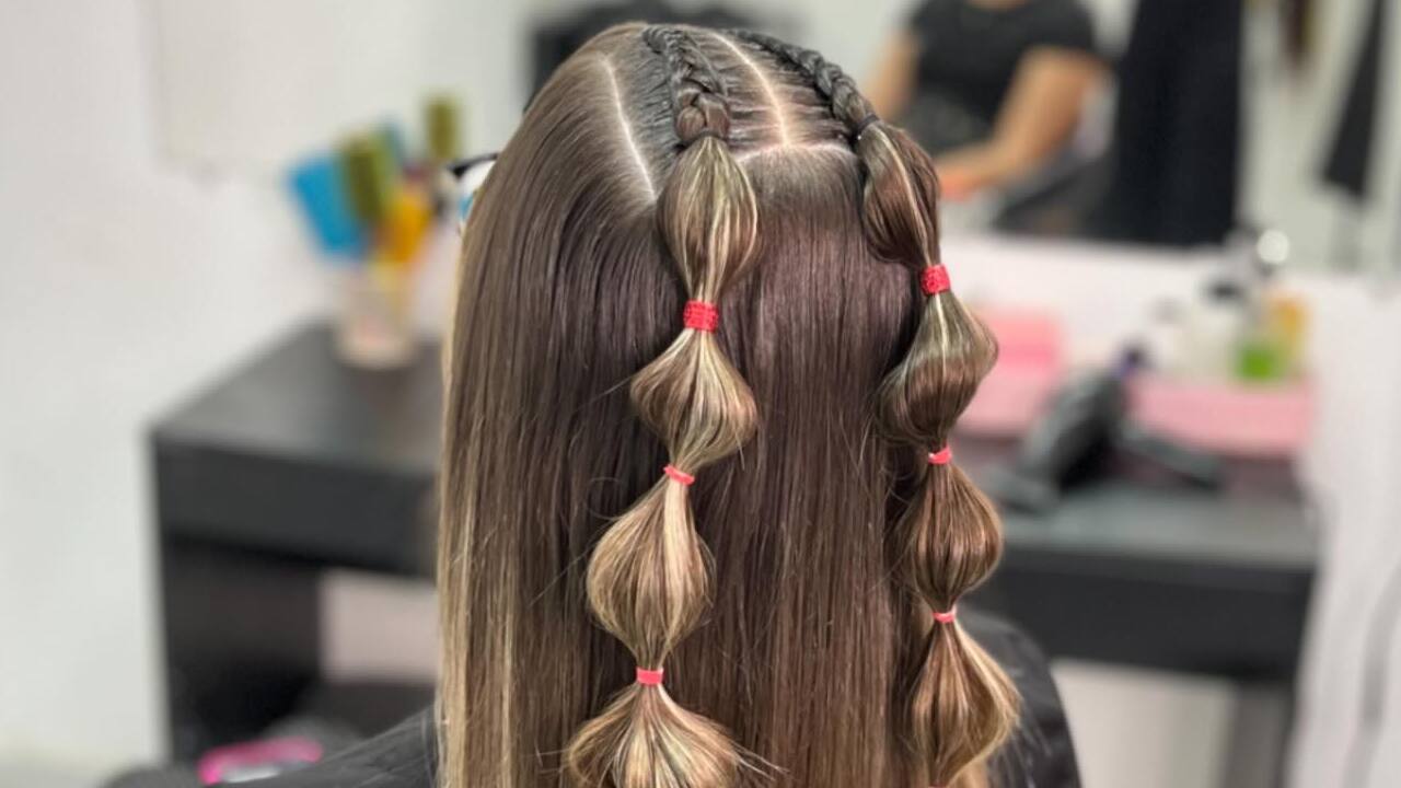 penteado com fita festa junina