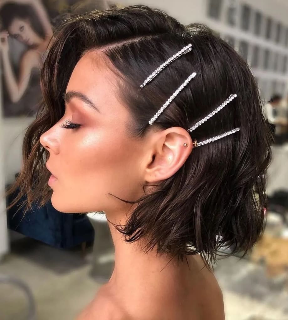 ideias penteado cabelo curto