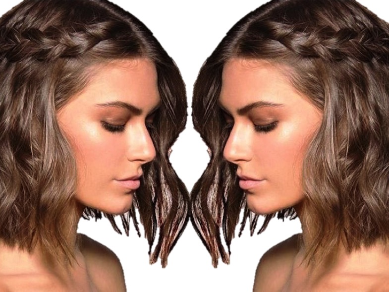 trança cabelo curto