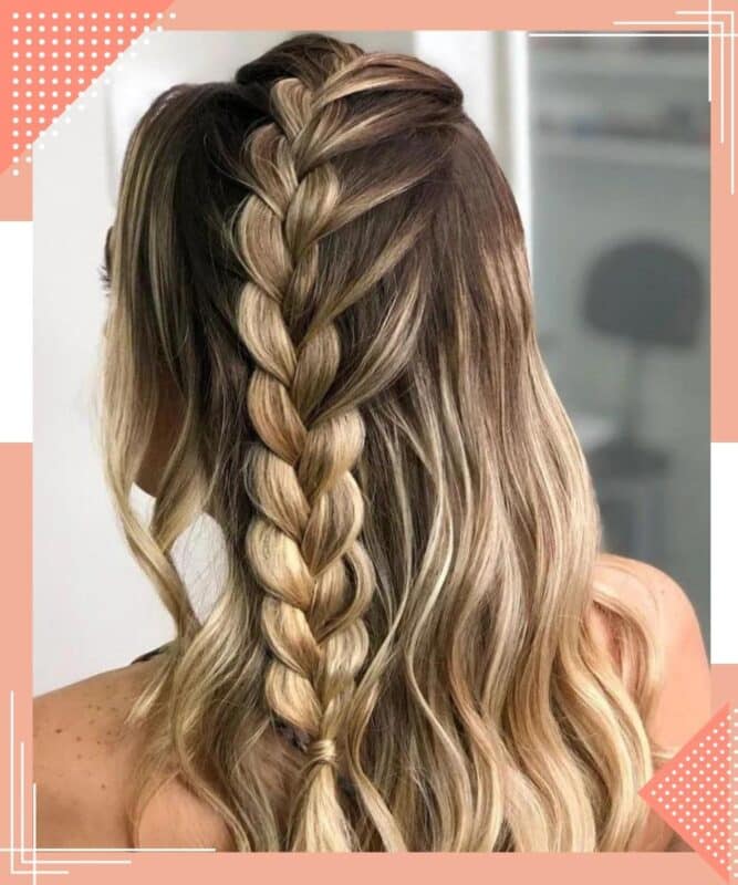 penteados para madrinha com vestido longo