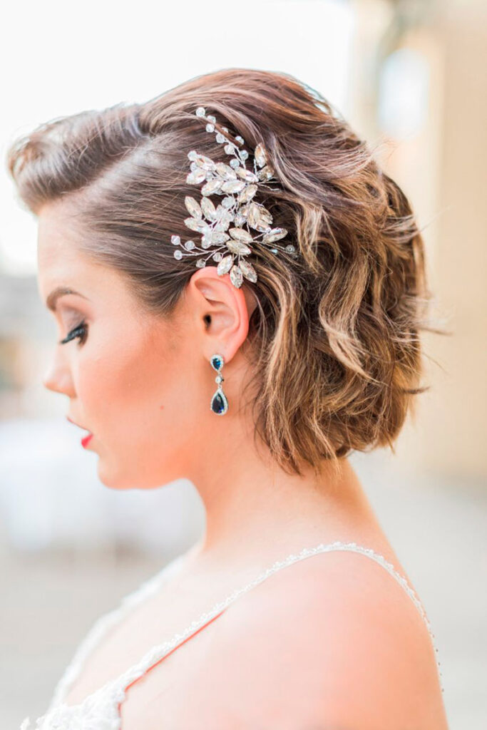 penteados noiva cabelo chanel