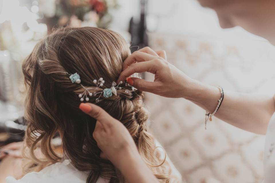 penteados noiva cabelo curto moderno