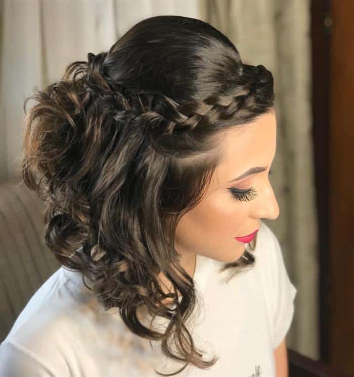 penteados noiva cabelo curto minimalista