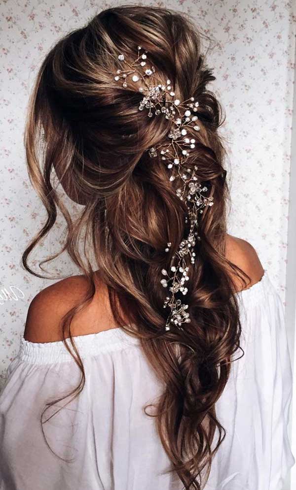 penteado boho cabelo solto