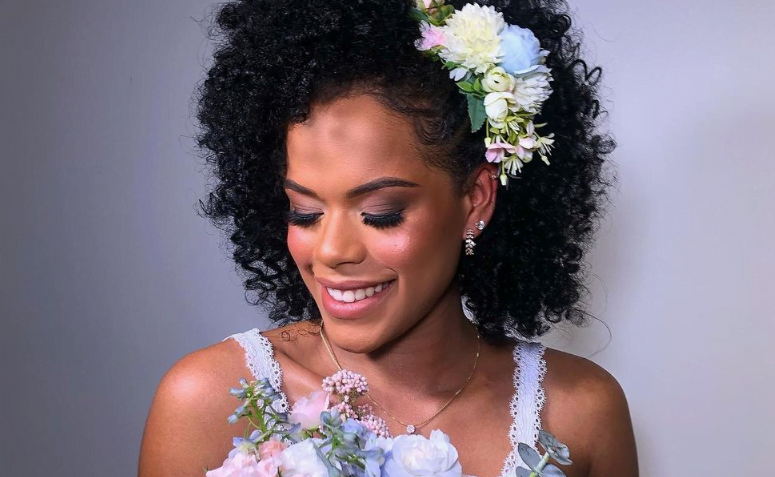 penteado boho cabelo solto
