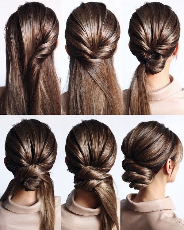 penteado para cabelo médio trabalho