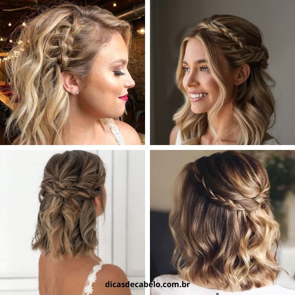 penteado fácil casamento