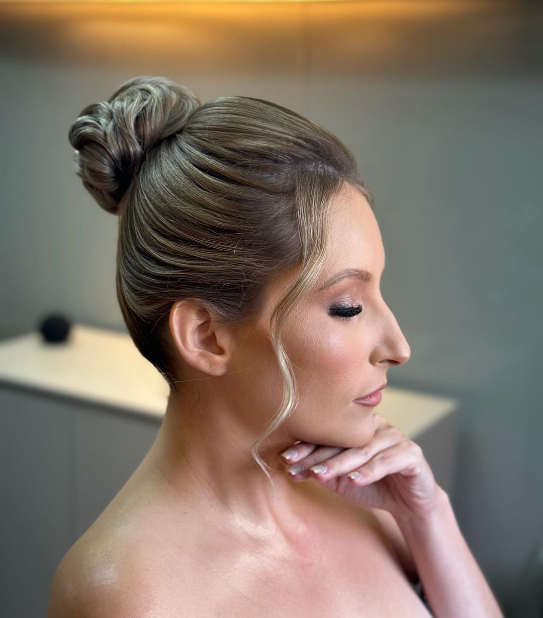 look para casamento cabelo médio