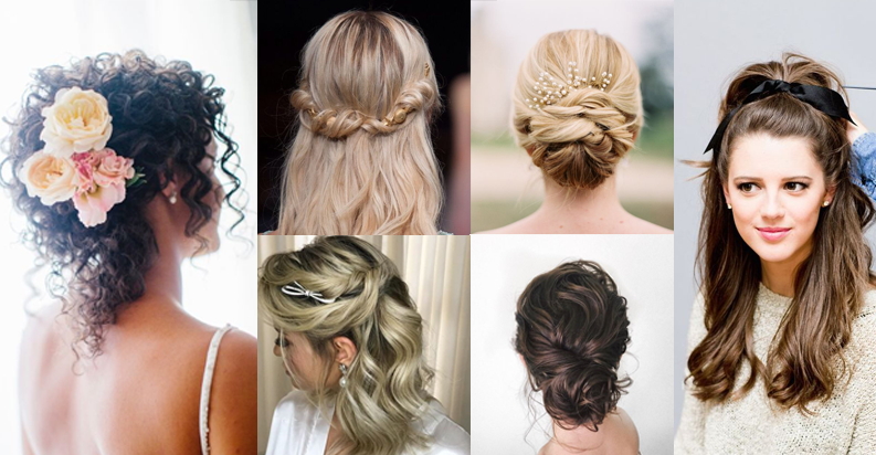 look para casamento cabelo médio