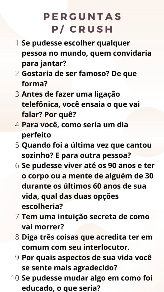 perguntas para entrevistas informais