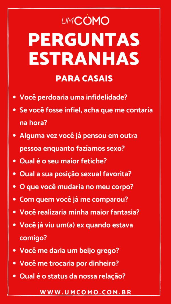 perguntas íntimas para casais