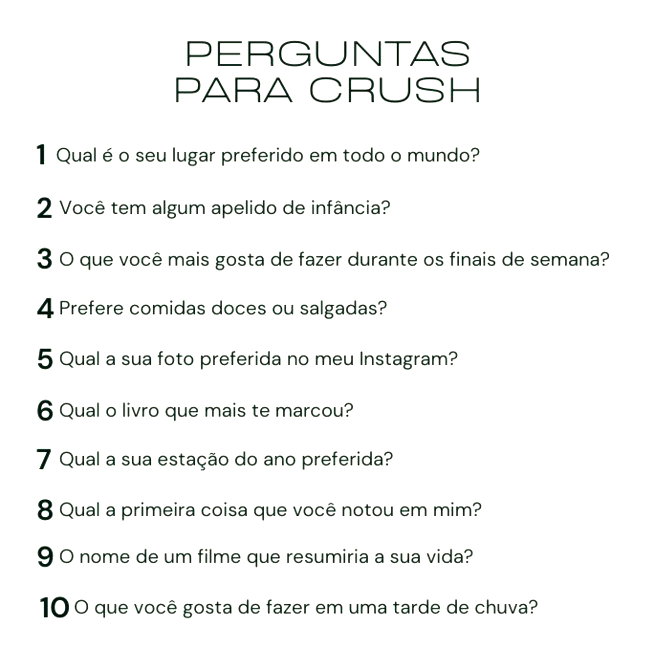 perguntas para fortalecer laços