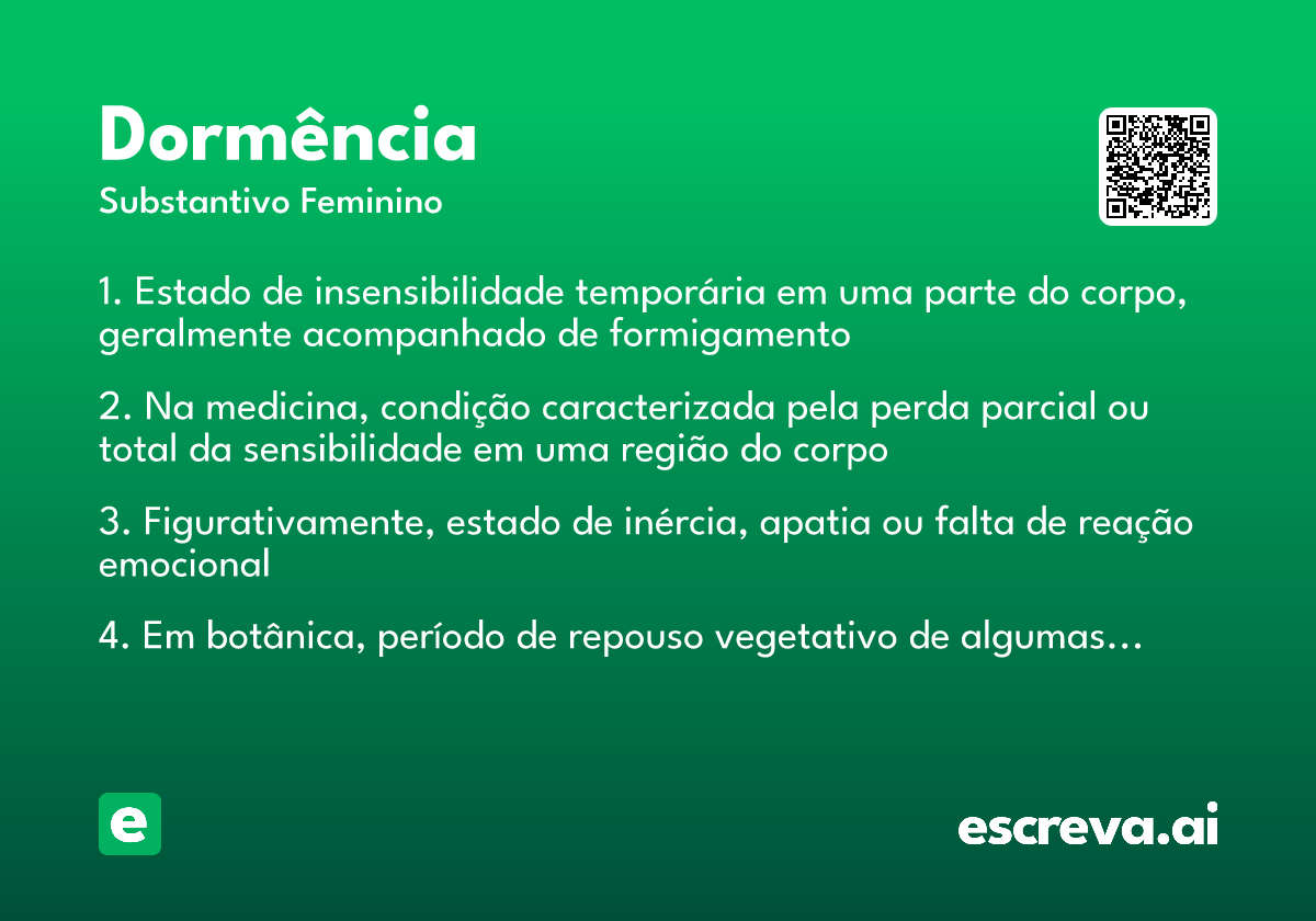 quebra de dormência