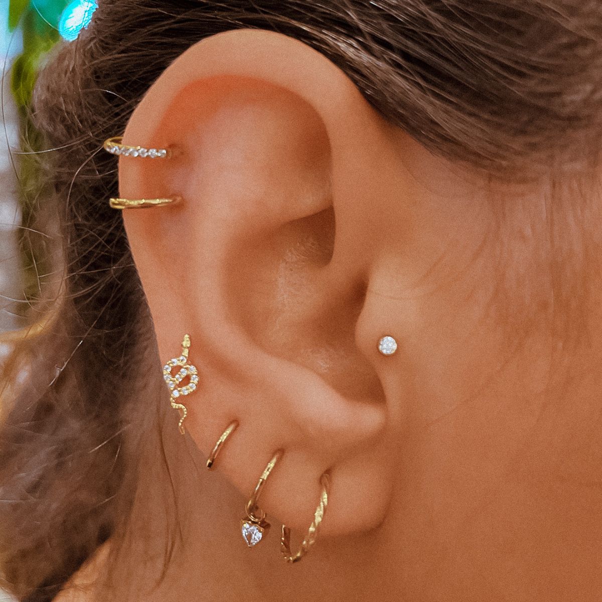 piercing argola orelha feminina