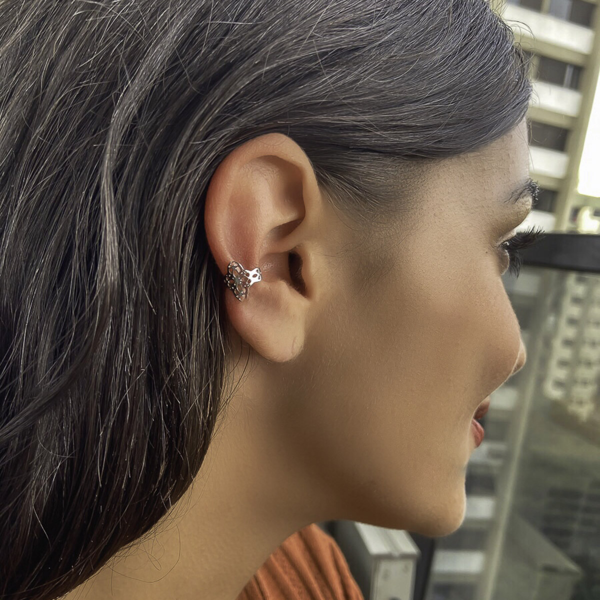 piercing falso para tragus