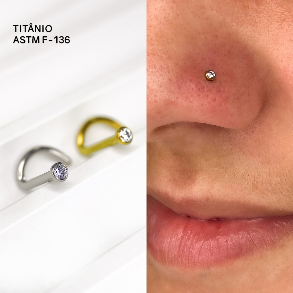 piercing nostril ponto de luz
