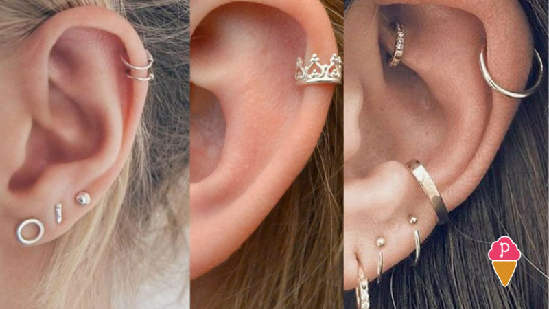 tendência de piercings para orelha 2026